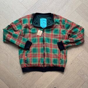 Plaid Zip-Up Jacket